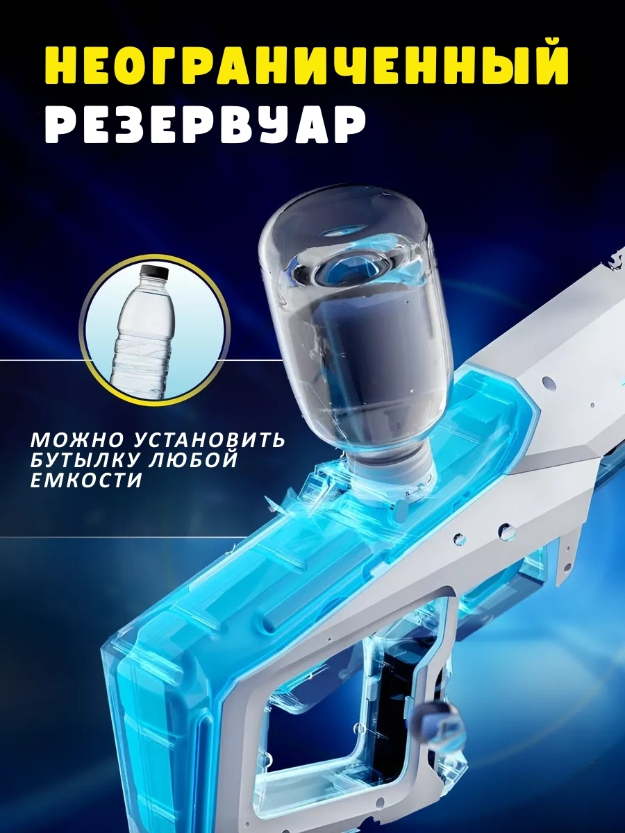 Водяной бластер с функцией всасывания воды